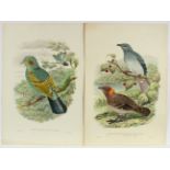 GOULD, John H. & William M. Hart, zwei Arbeiten, kolorierte Lithografien, ca. 40 x 30, 19.Jh.,