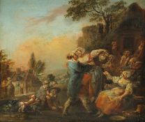 WATTEAU DE LILLE, Francois Louis Joseph (1758-1823), zugeschr., "Musizierendes und feierndes