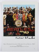 BLAKE, Peter, "Sgt. Pepper's lonely hearts club band", Farboffset, 28 x 20, handsigniert, ungerahmt