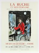 CHAGALL, Marc, Plakat La ruche, Farblithografie, 74 x 54, 1978, Mourlot, ungerahmt