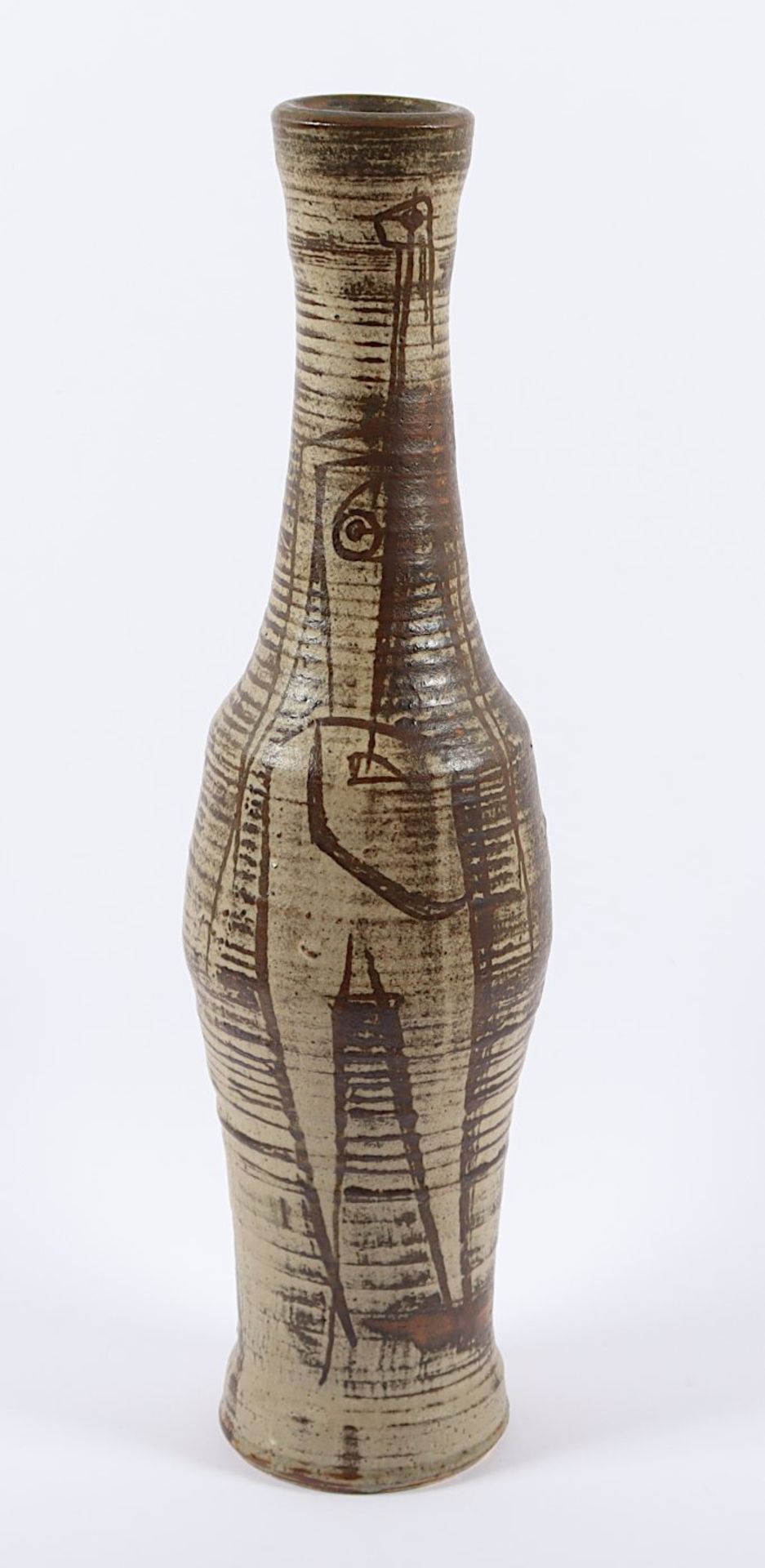 WASHINGTON, Robert Johnson (1913-1997), "Vase mit Figuren", Keramik, glasiert, H 52, unter dem Stand - Bild 2 aus 3