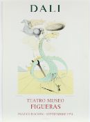 DALI, Salvador, Plakat Teatro Museo Figueras, 1974, Farblithografie, 73 x 52, Druck Mourlot,