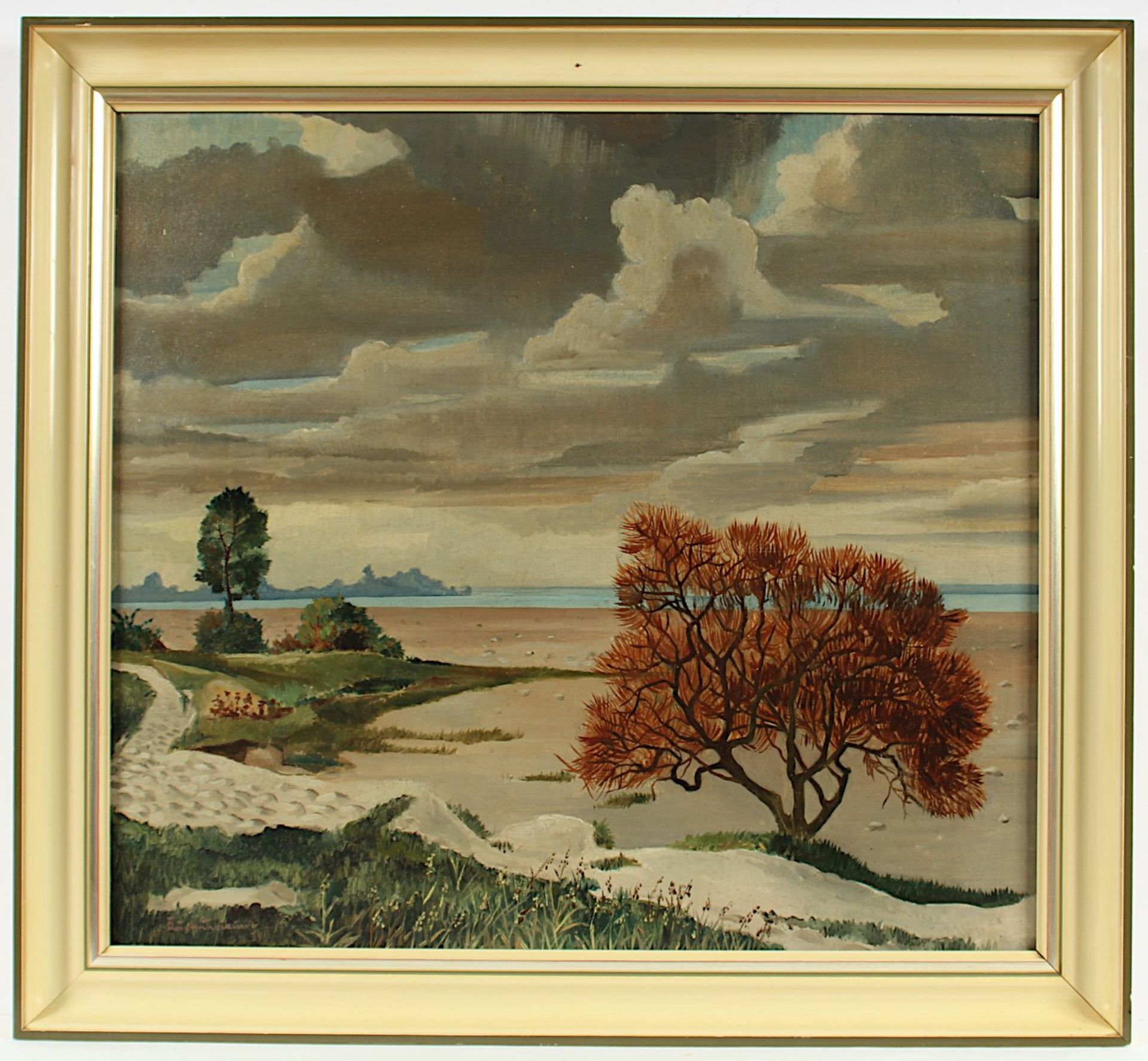 DERCKUM, Kurt (1904-1969), "Partie am Müritzsee", Öl/Lwd., 59,5 x 65,5, unten links signiert, R. - Bild 2 aus 4