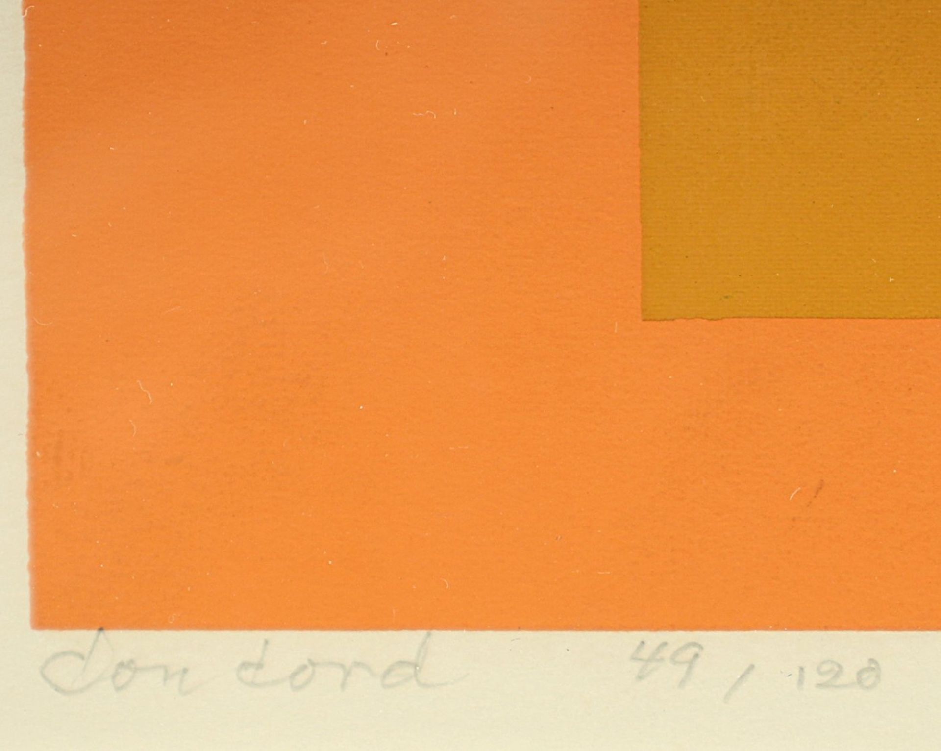 ALBERS, Josef, "Concord", Farbserigrafie, 28 x 28, nummeriert 49/120, betitelt, handsigniert und - Bild 4 aus 4