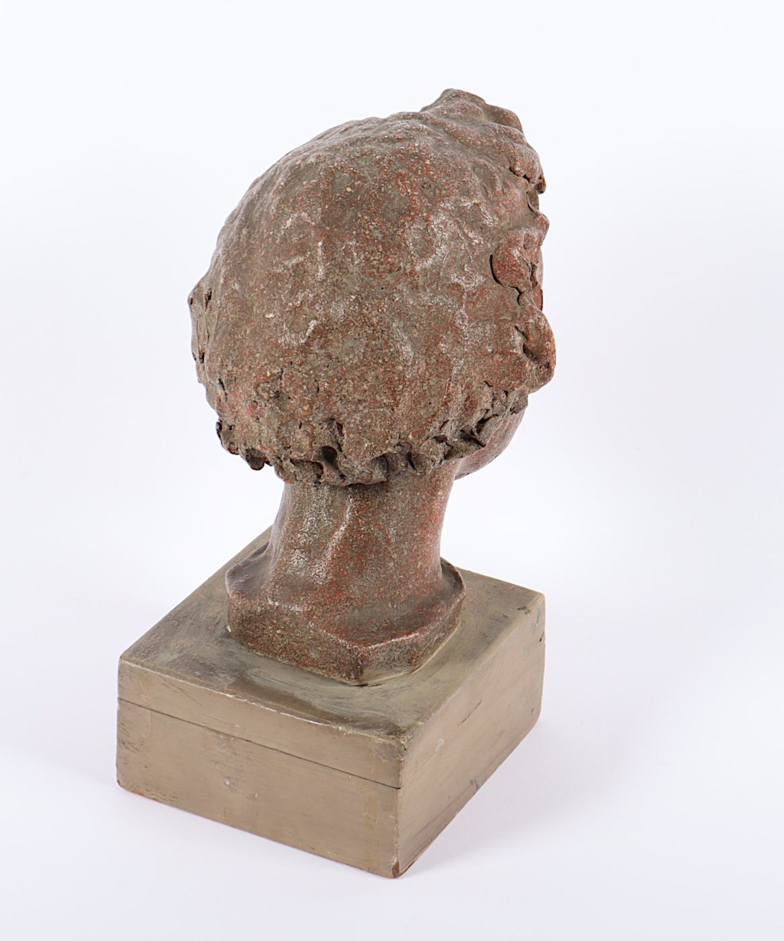 EPSTEIN, Jacob, wohl, "Mädchenkopf", Terracotta, H 22 - Bild 3 aus 3