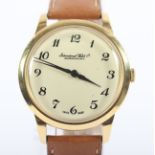 HERRENARMBANDUHR, 585/ooo Gelbgold, Marke: International Watch & Co., Gehäusedurchmesser 3,6,