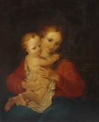 ZICK, Januarius (1730-1797), Umkreis/Schule, "Madonna mit Kind", Öl/Holz, 31 x 25, R.