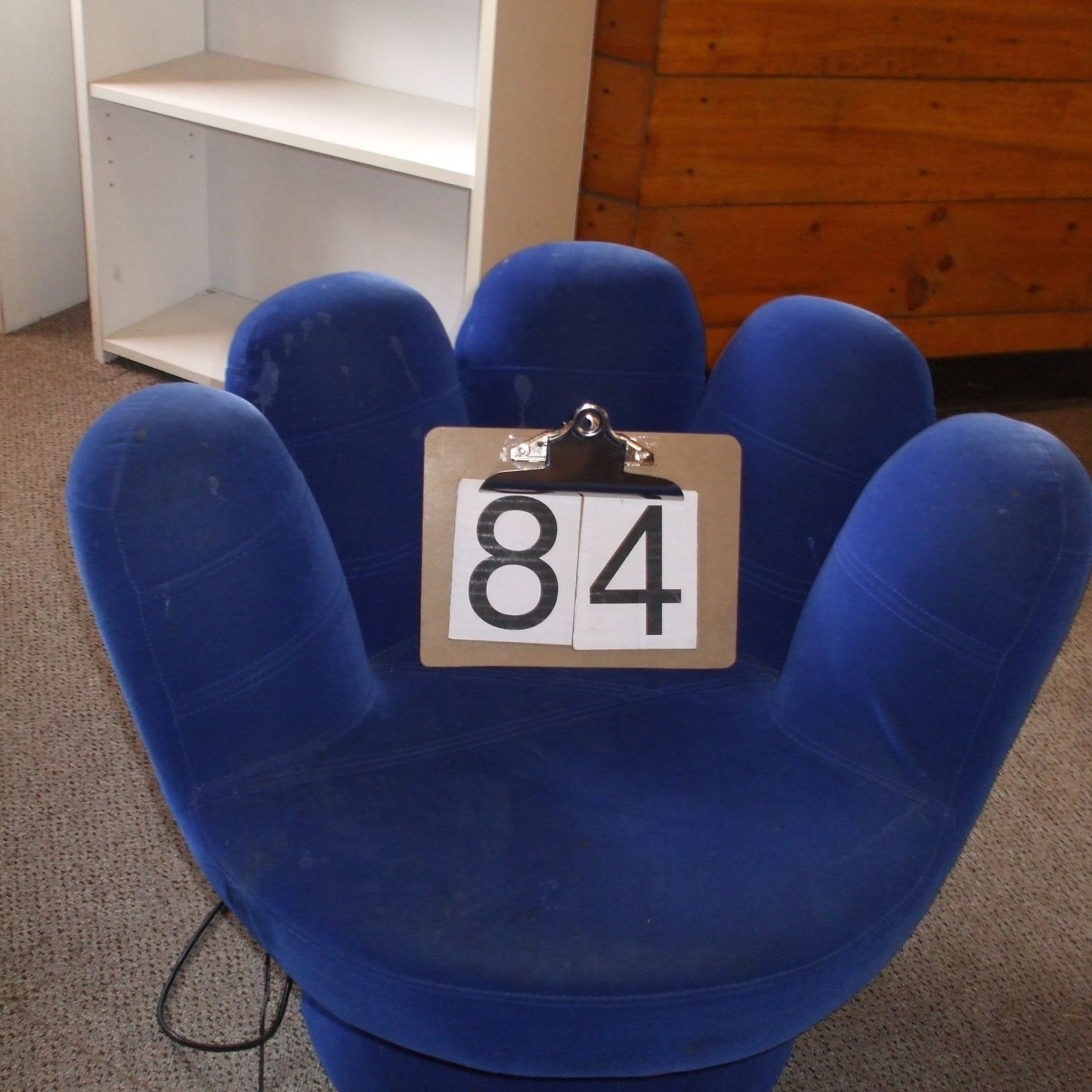 Blue childs armchair