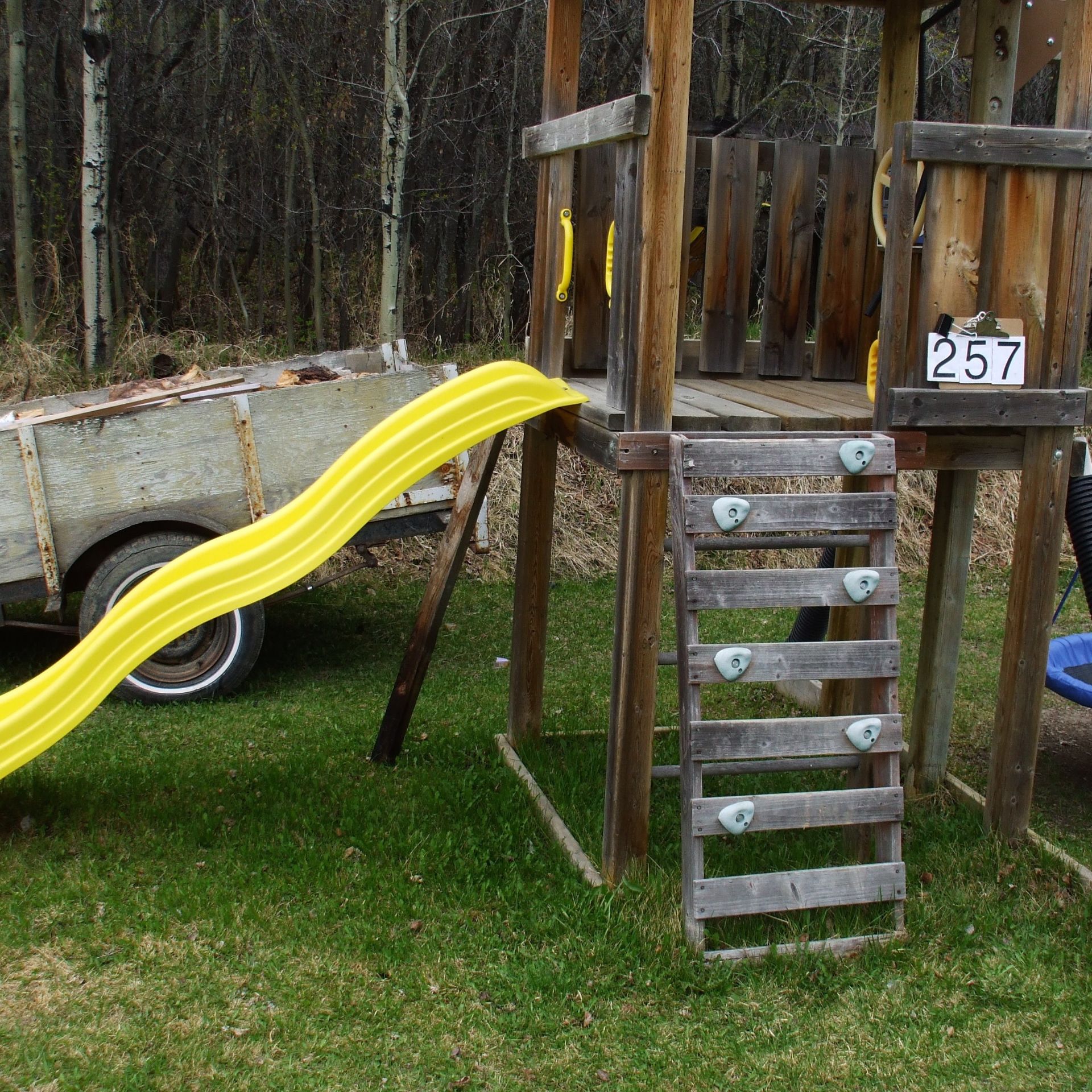 Wooden play structure