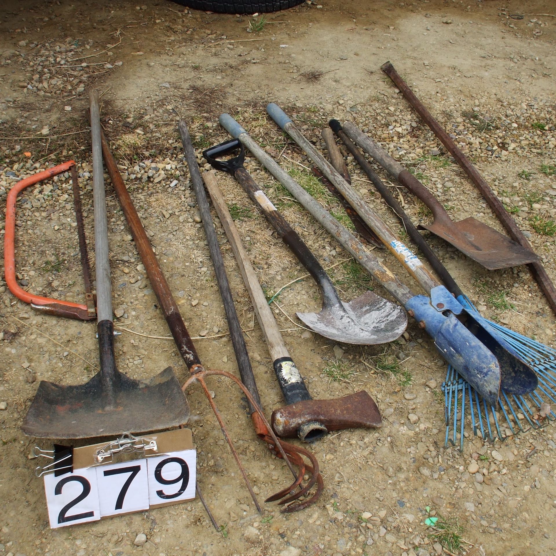 Assorted garden tools