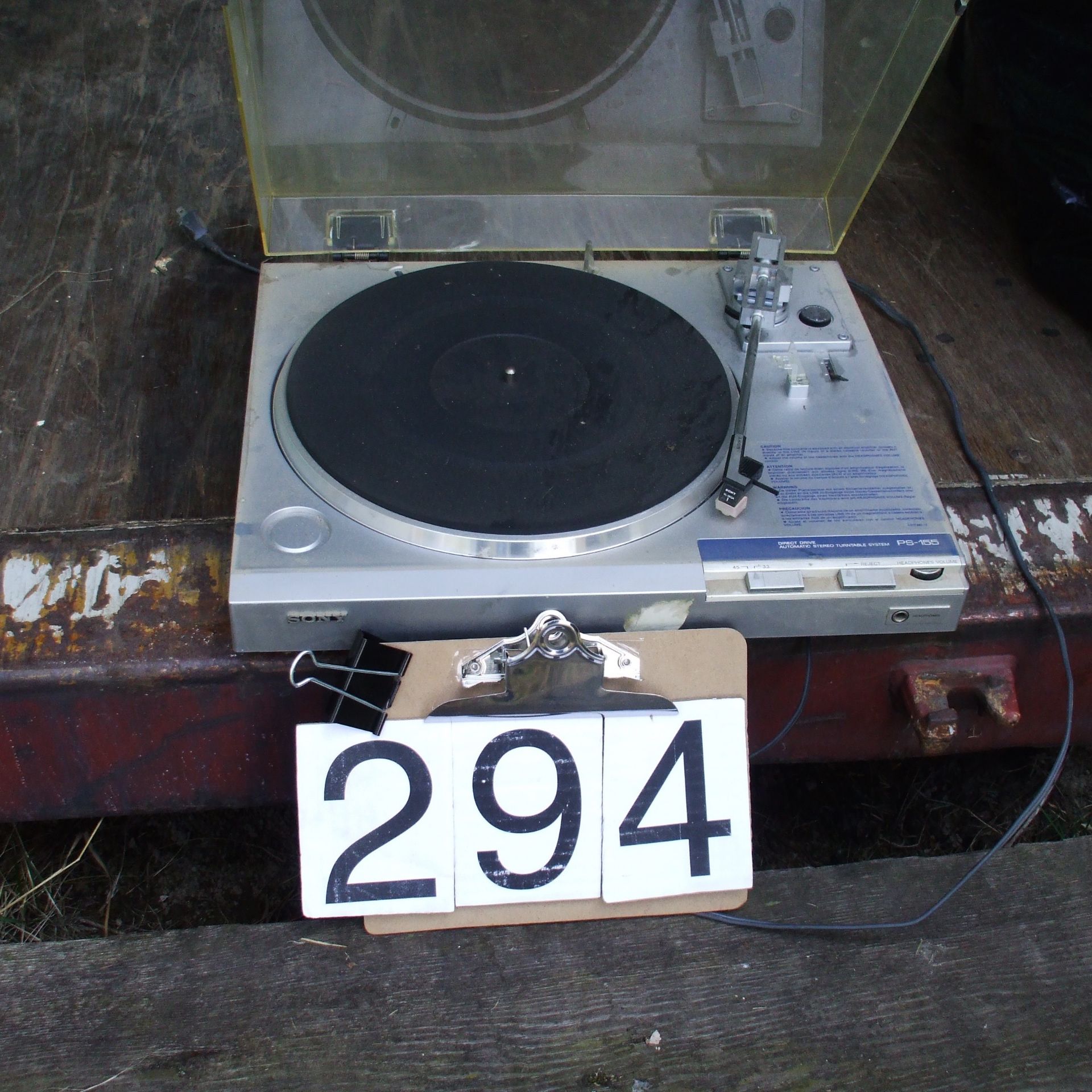 Sony turntable