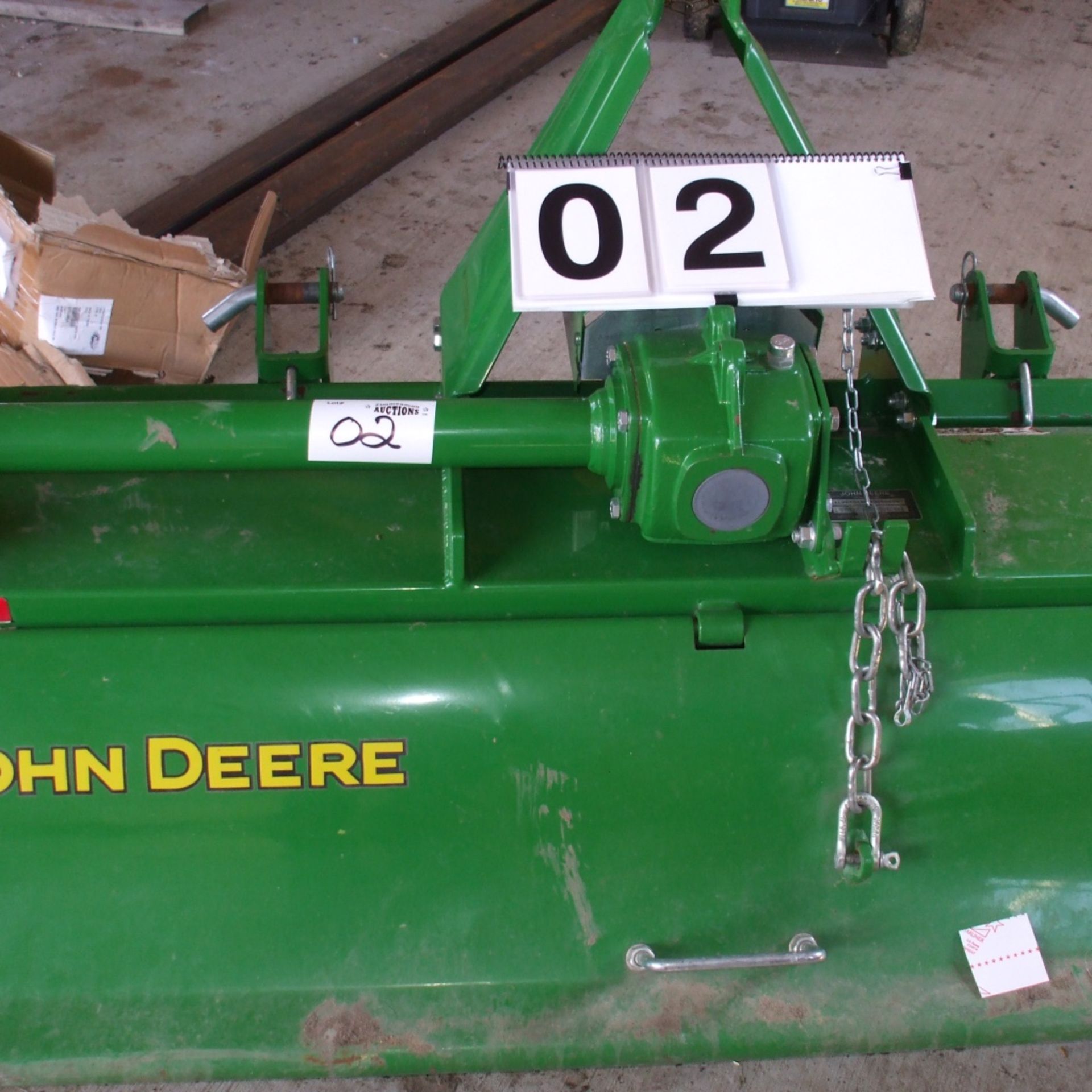 John Deere 655 rototiller, 3pth, sn: 1LV0655BHB0050505