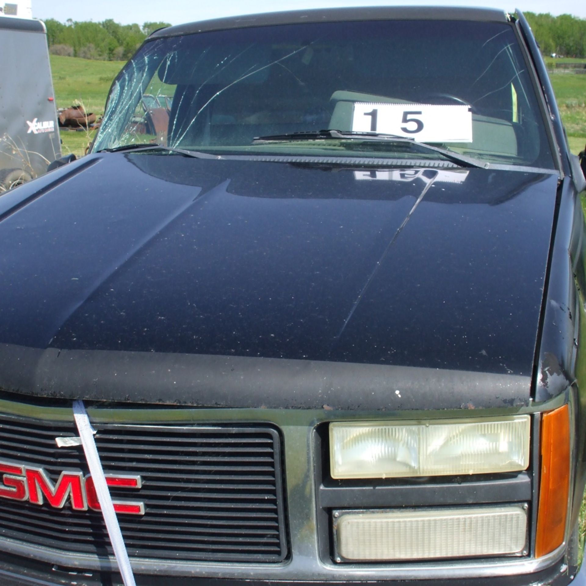 GMC 1500, black, Good motor, sn: 1GTDC14K217586801