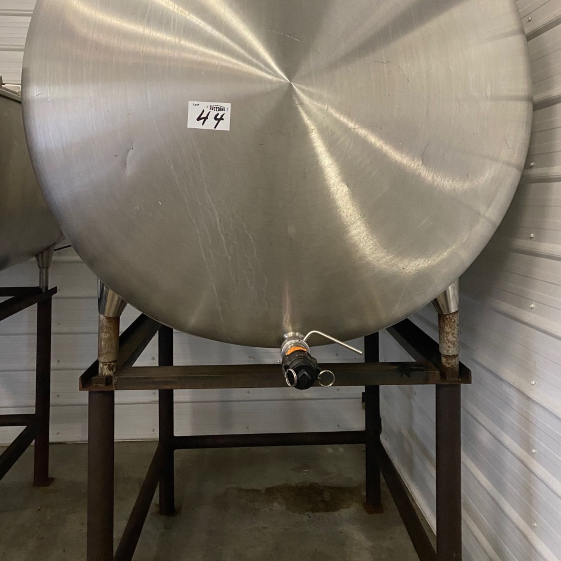 Stainless Steel Bulk Tank with Stand, 700 Gallons - Image 2 of 2