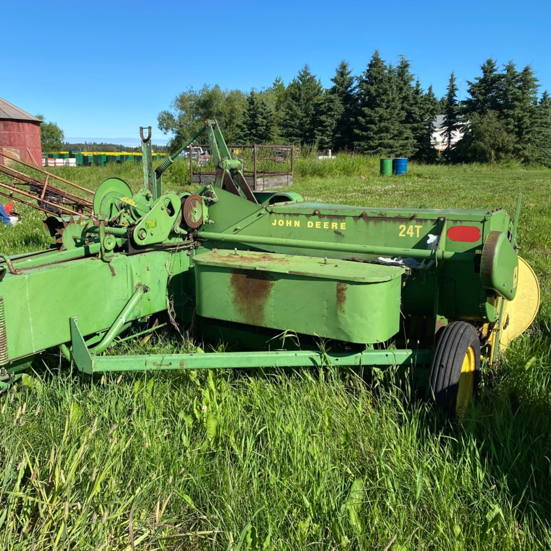 John Deere 24T Baler SN: 062068E - Image 4 of 5