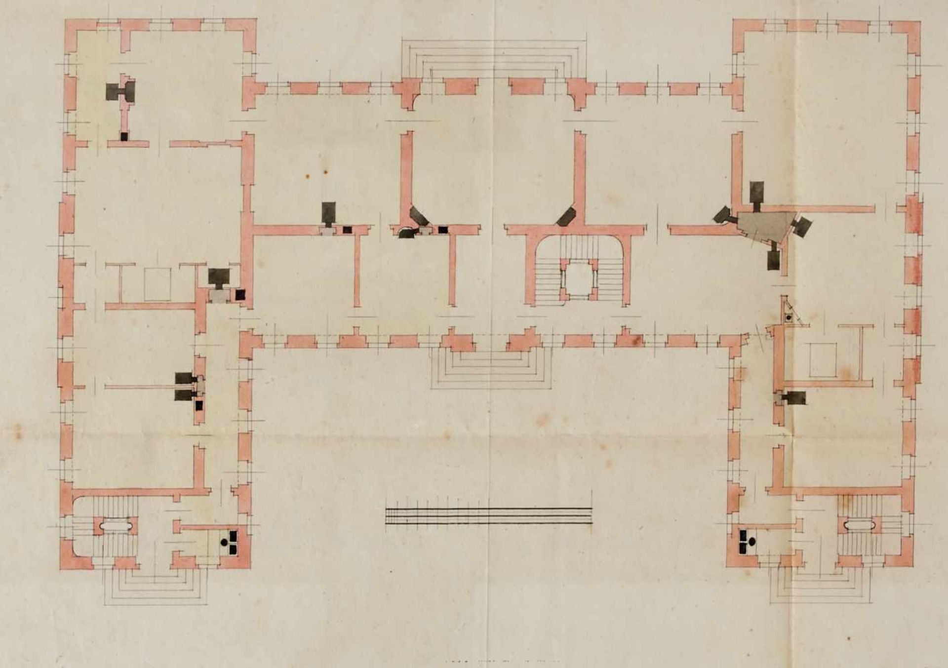 Architektur - Traktat zur Zivilbaukunst.Deutsche Handschrift auf Papier. Deutschland, wohl um - Bild 4 aus 6