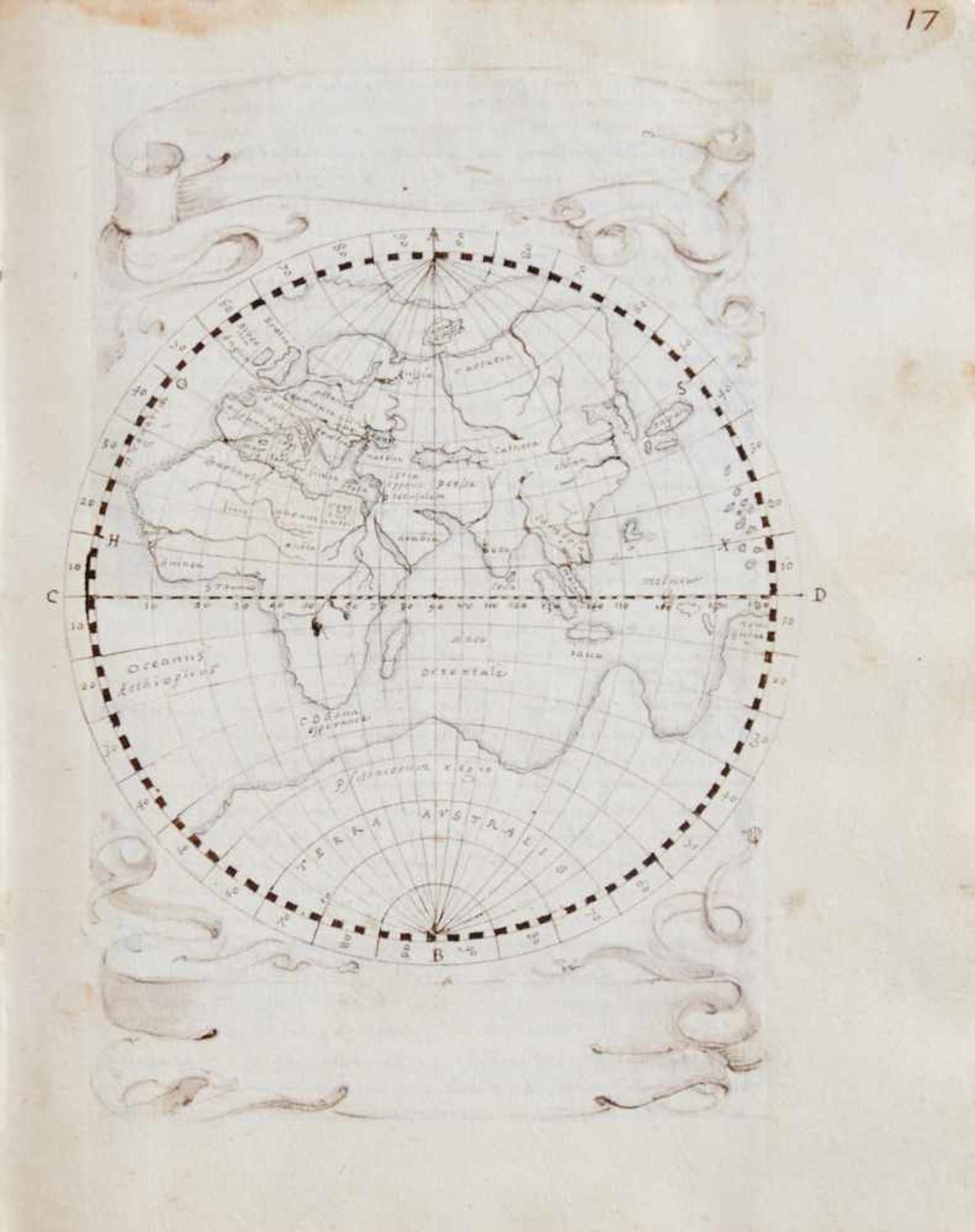 "Punctum minimum et maximum geometrica dei et utriusque mundi imago".Lateinische Handschrift auf - Bild 3 aus 13