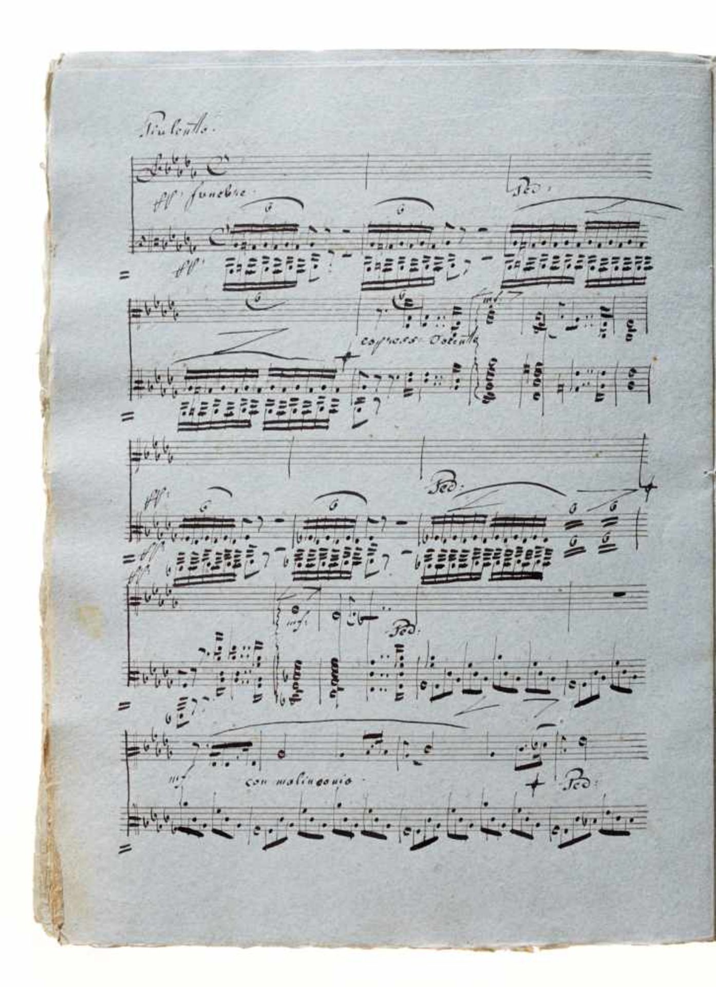 Klaviermusik - Herz -"Variations caracteristiques sur une Marche favorite pour le Piano-forte - Bild 3 aus 3