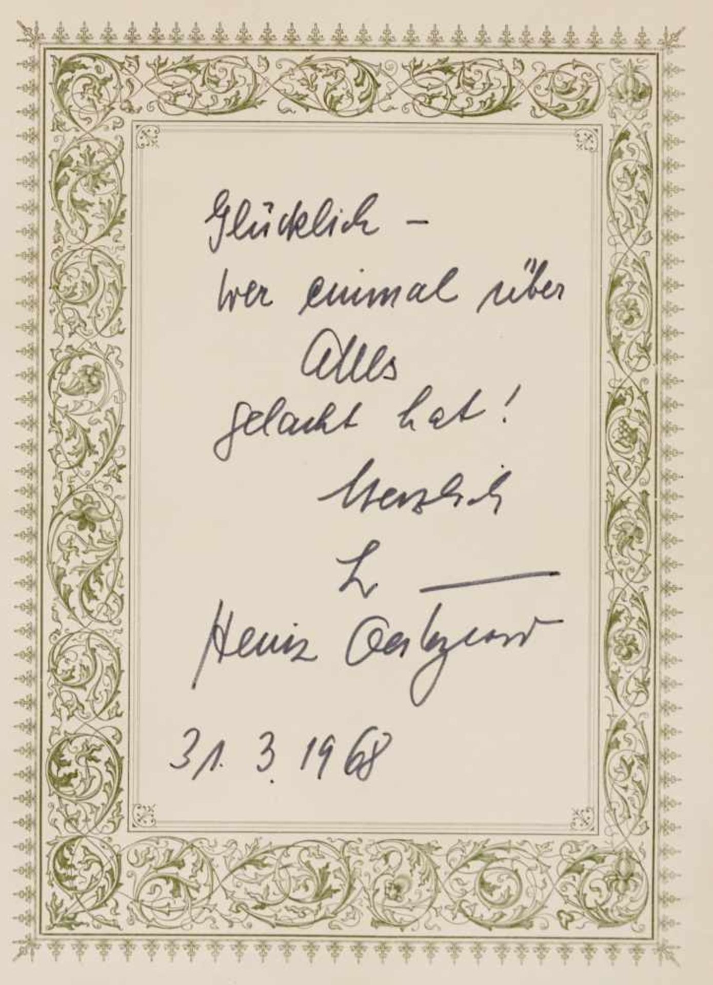 Autographen - Sammlung -Ca. 35 Autographen auf Albumblättern mit gedrucktem Rahmen, tls. auf mont. - Bild 4 aus 4