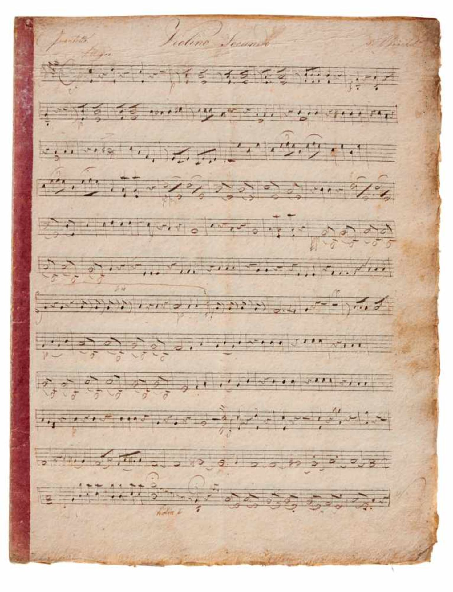 Musikmanuskripte - Sammlung -Ca. 20 Notenhandschriften in Heften und Sammelalben. Spätes 18. bis - Bild 4 aus 4