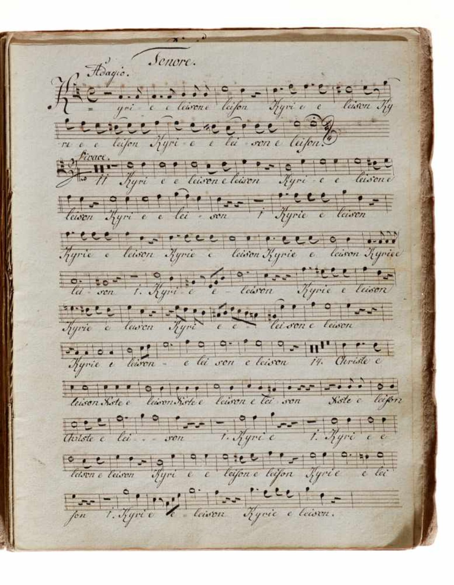 Haydn -"Messe Solem. in C, a Canto, Alto, Tenore et Basso. Violino Primo et Secundo, Alto Viola, Due - Bild 3 aus 3