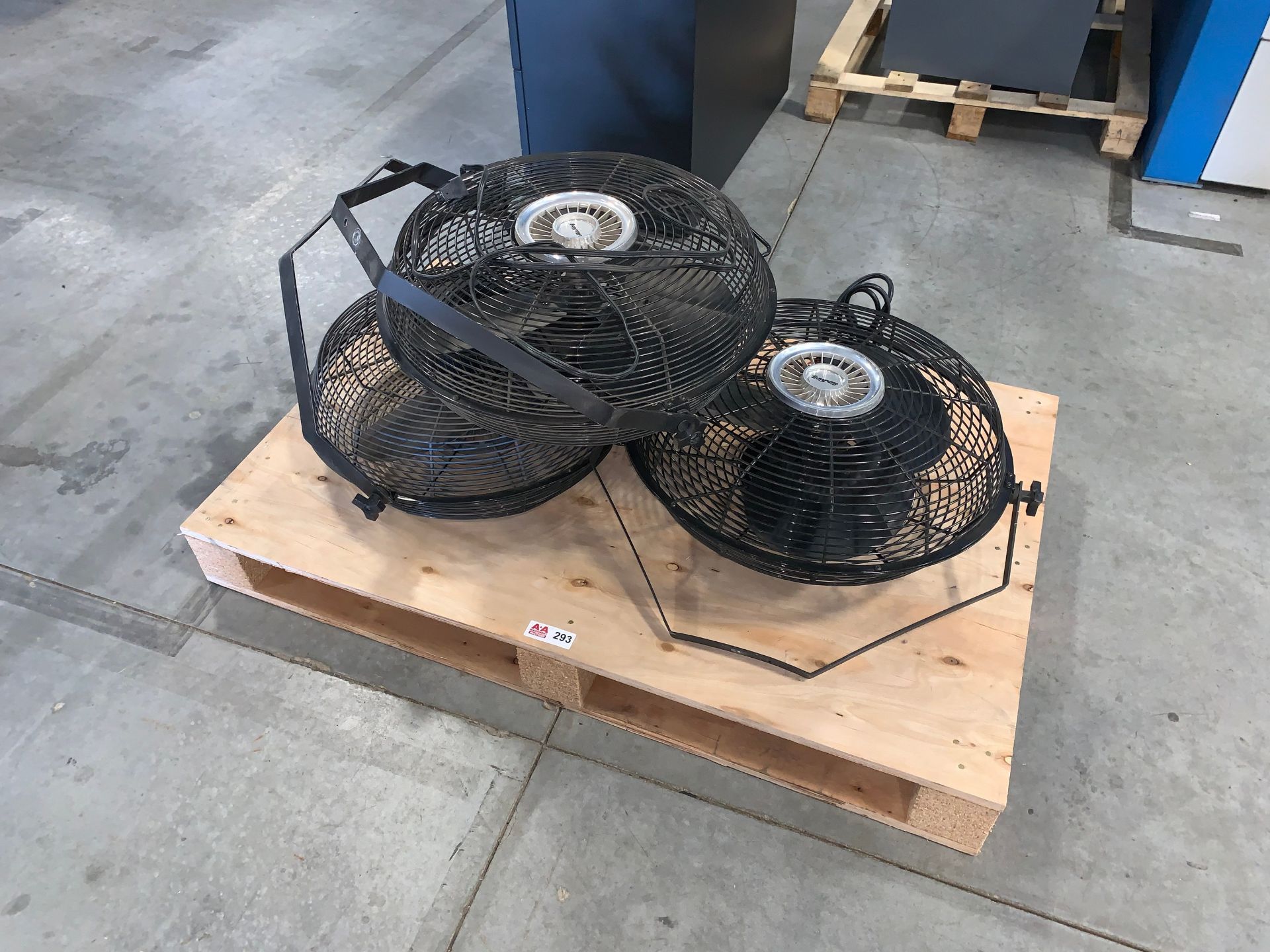 Pallet with (3) Shop Fans - Image 2 of 2