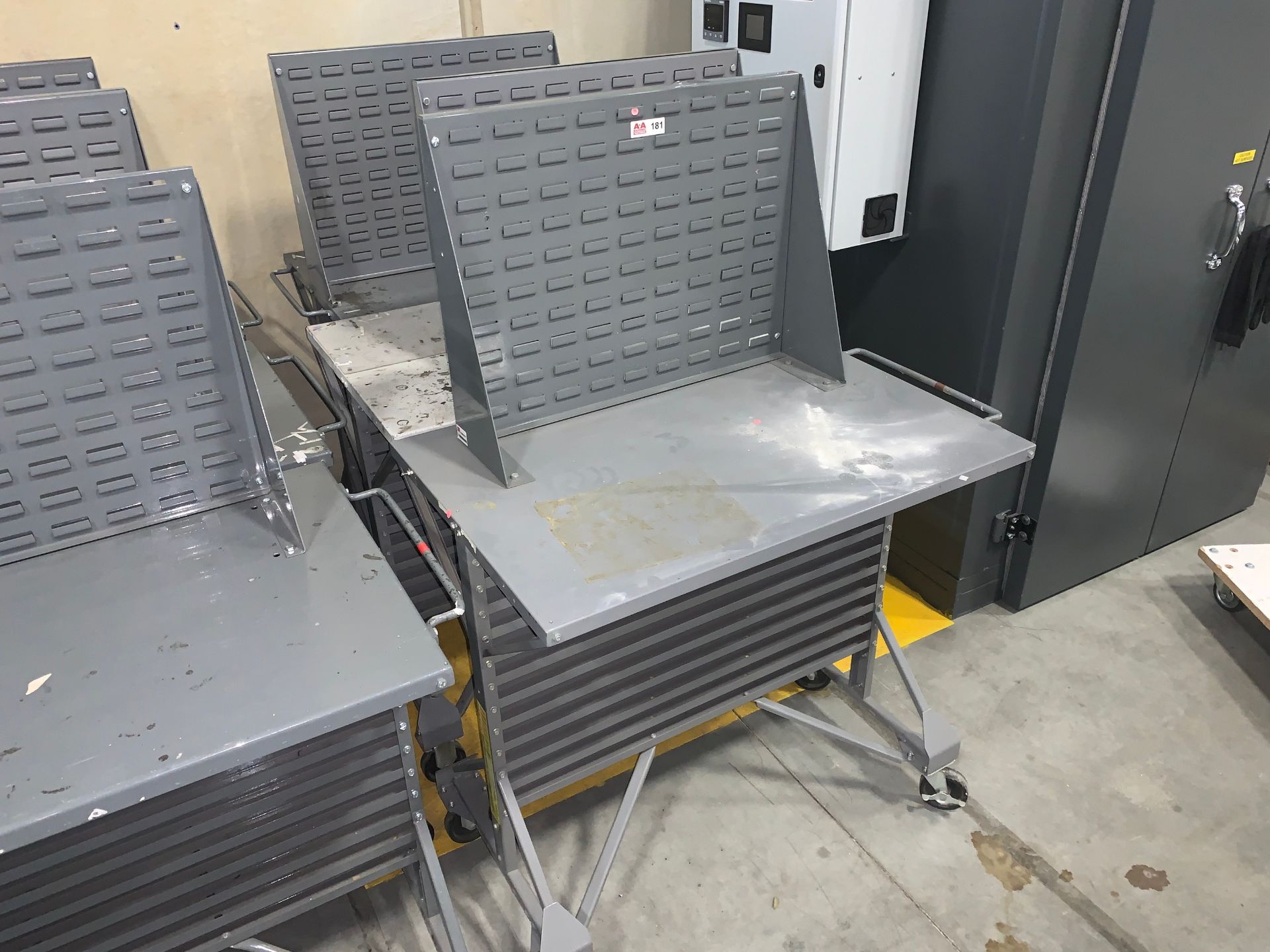 Lot with (3) Akro-Mils Material Carts - Image 2 of 2