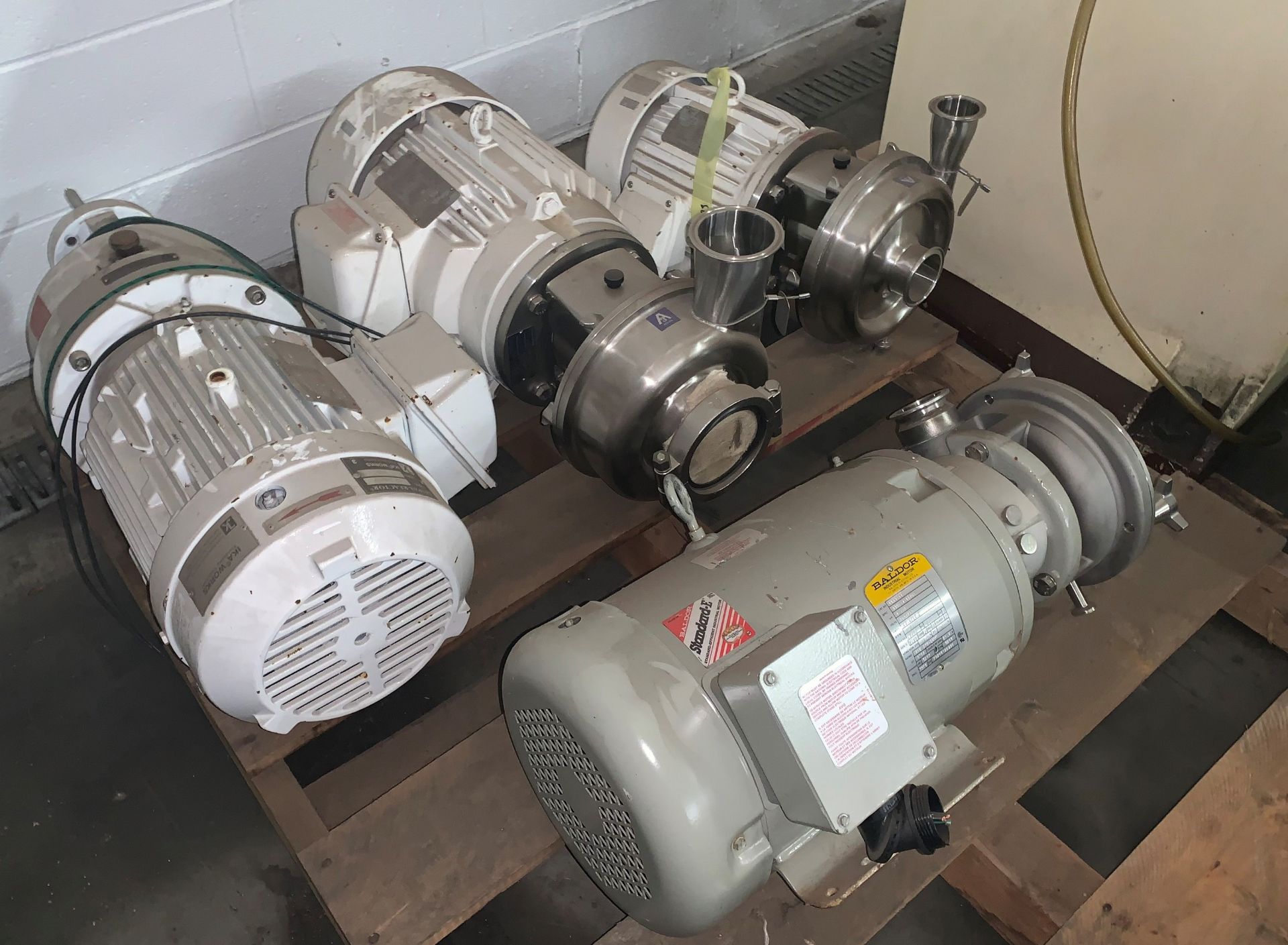 Lot with Various Pumps and Motors