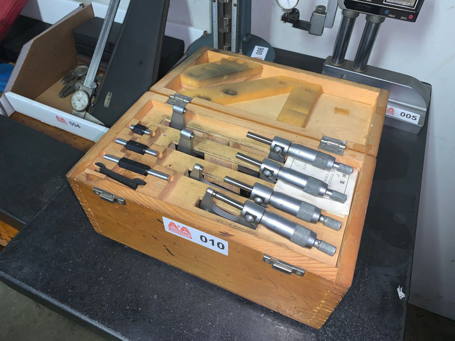 Box with (4) Chuan Brand Micrometers - Image 2 of 3