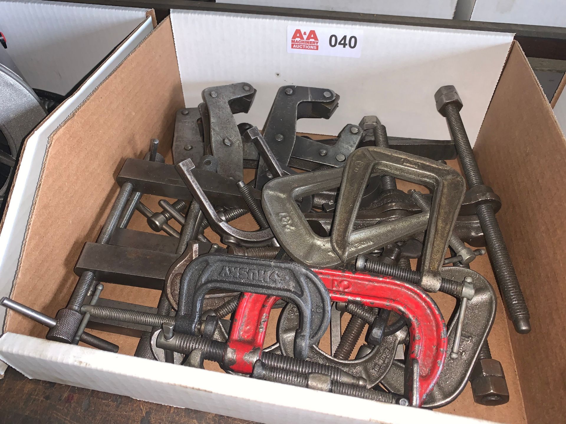 Lot Box with Various Clamps - Image 2 of 2