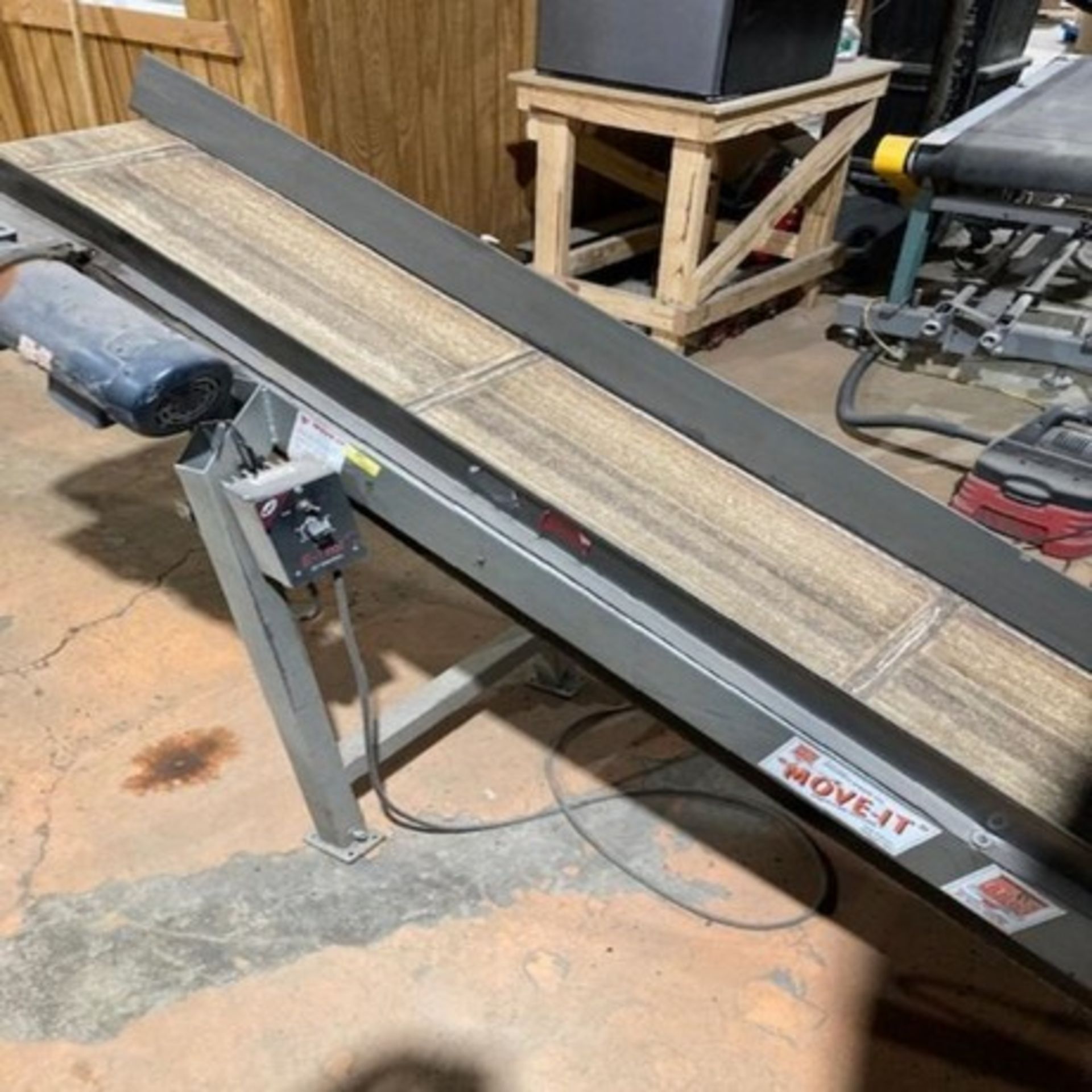 Belt Conveyor, 12"W x 10'L - Image 2 of 2