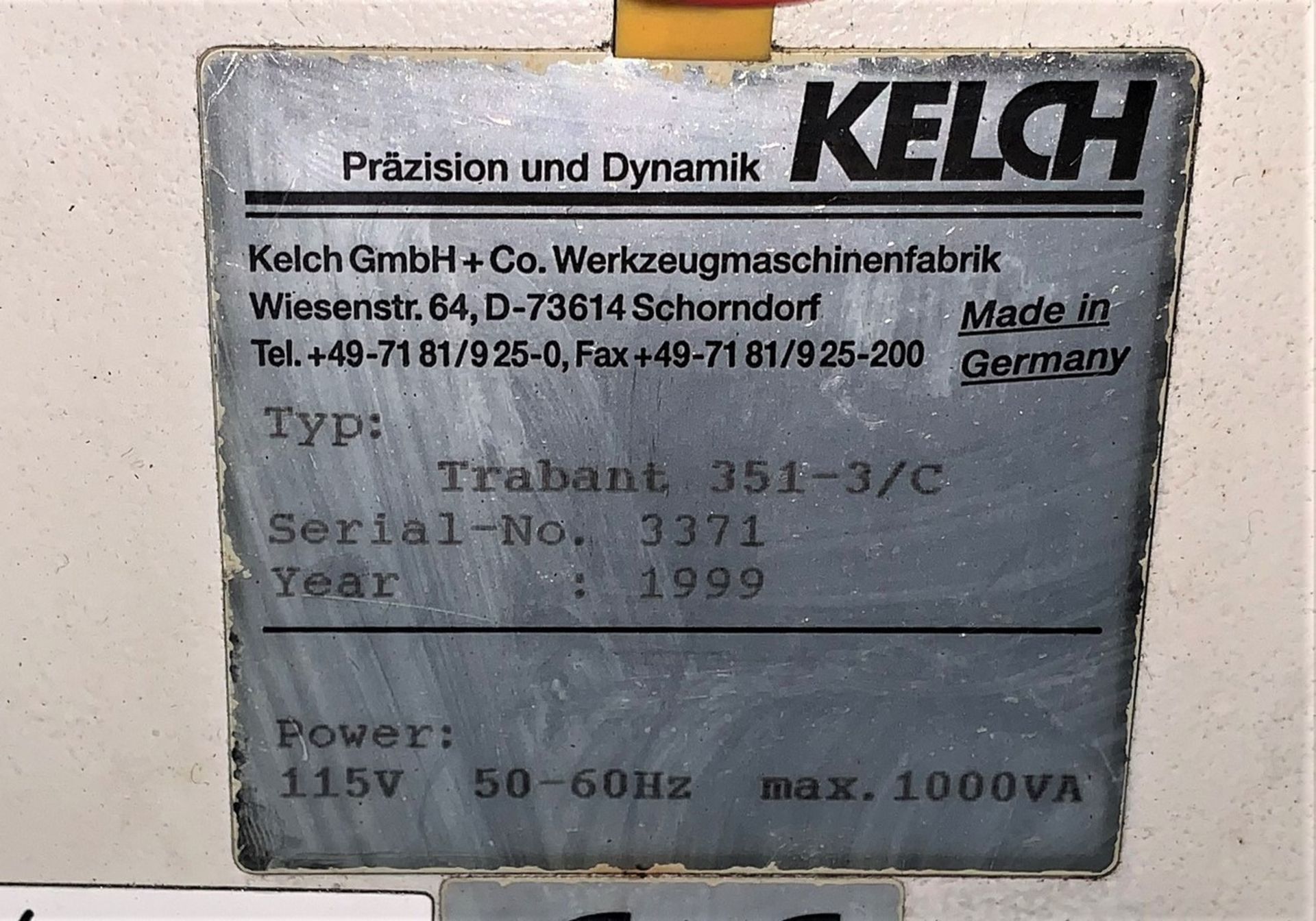 Kelch Trabant 351-3/C Tool Presetter - Image 6 of 6