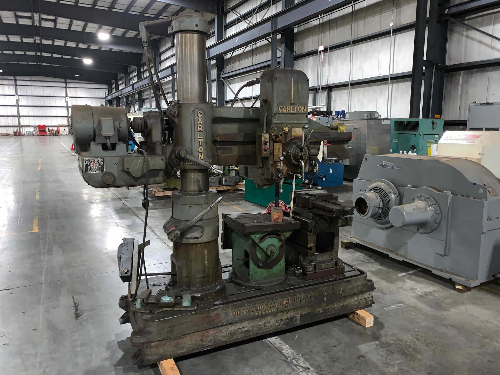 Carlton 9" x 48" Radial Arm Drill