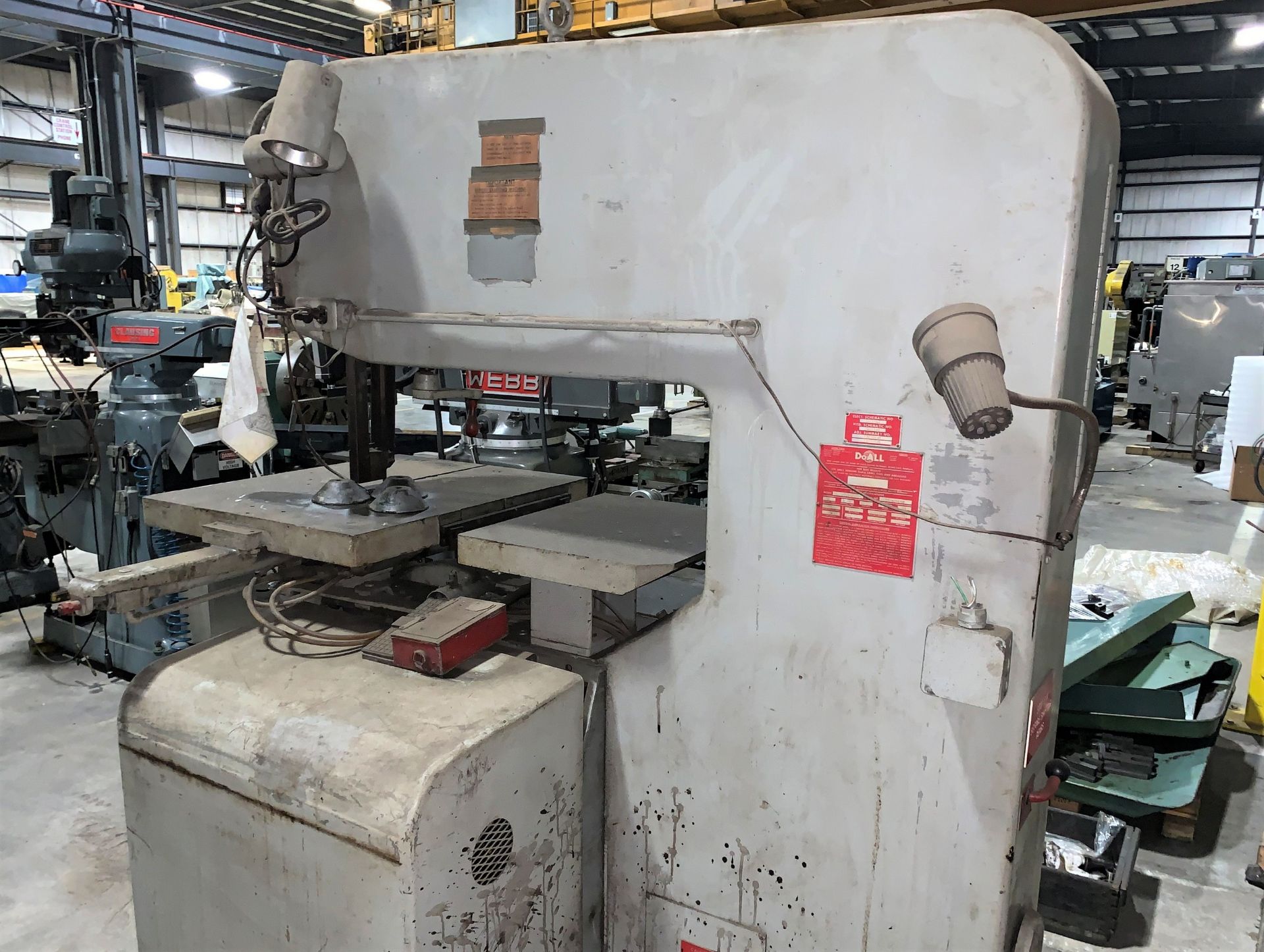 DoAll Mdl. 3612-H Vertical Band Saw - Image 3 of 6