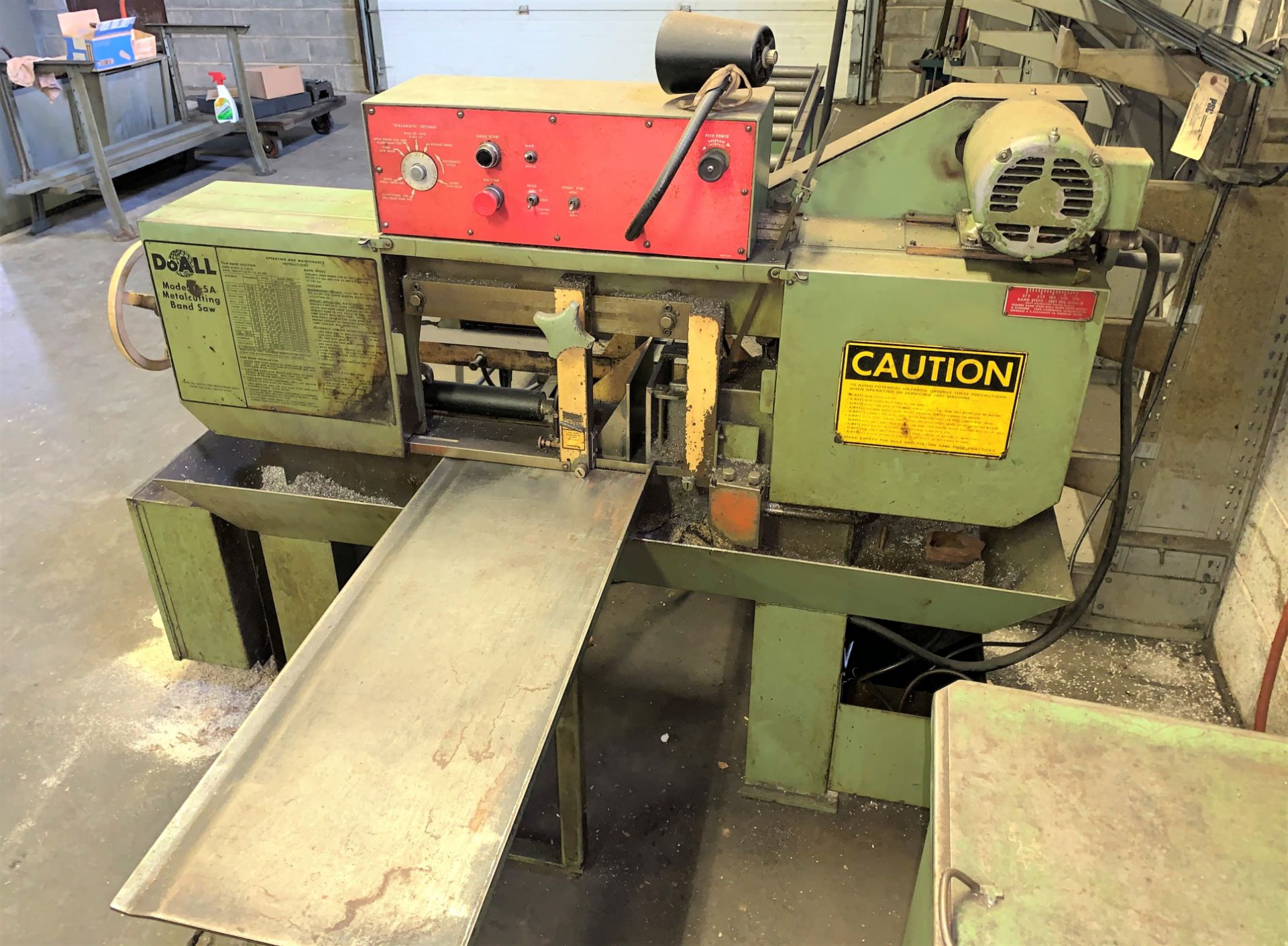 DoAll Mdl. C-5A Horizontal Band Saw - Image 2 of 8