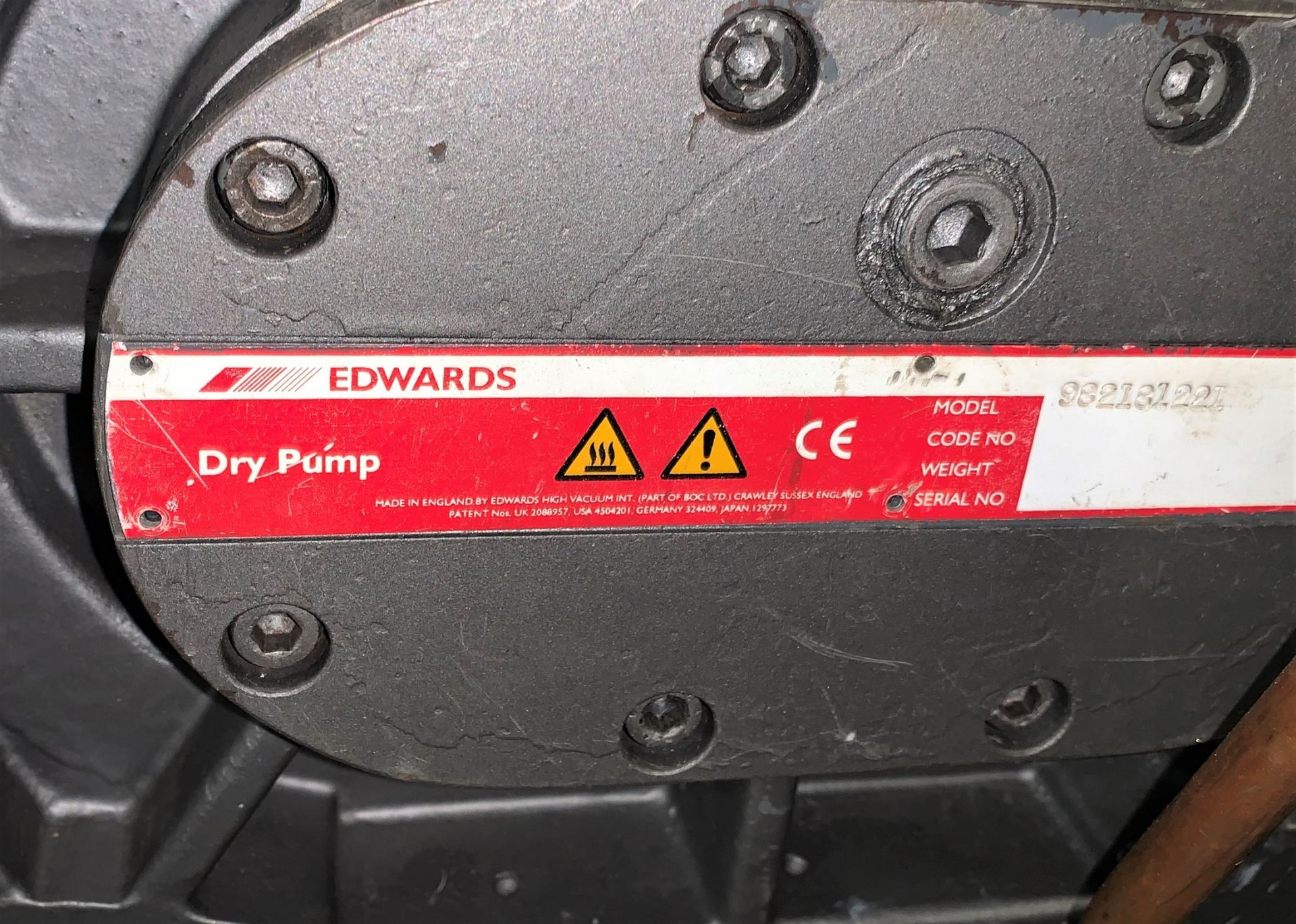 Edwards Industrial Dry Pump - Image 2 of 3