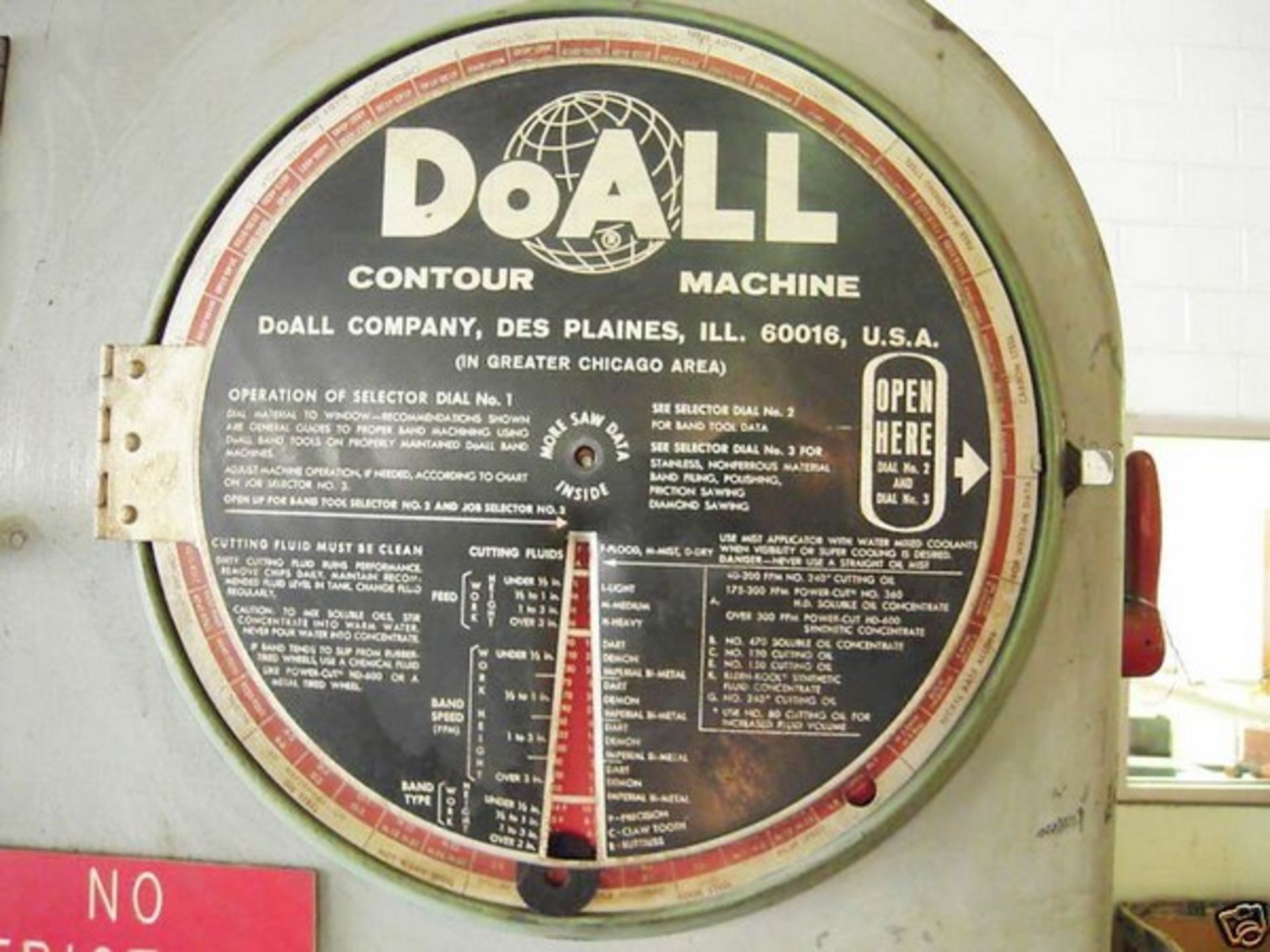 DoAll Mdl. 3612-H Vertical Band Saw - Image 5 of 6