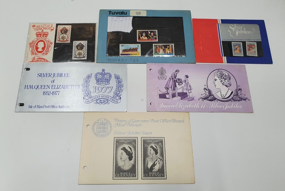 Stockbook & small additional collection of QE II mint Queens silver jubilee collection from - Image 2 of 8