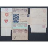 10 Late Victorian stationary sets, mostly unused in pre-paid envelope or postcard format