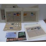 Quantity of stamped envelopes, used QV and 2/6d 1952 complete stamp booklet with KGVI & QEII stamps