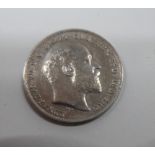 Edward VII 1902 3d Maundy money - VF condition
