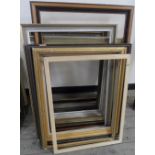 12 mediums sized frames, many wooden examples