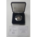Queen Elizabeth 1st 1590 silver sixpence in Jubilee Mint case with COA