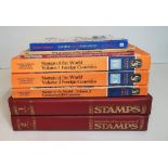 Stanley Gibbons 1992/3 stamps of the world, volumes 1,2 & 3, International Encyclopedia of stamps,