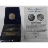 Charles 1st (1625-1649) silver shilling with Westminster collection C.O.A