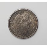 USA 1905 Barber silver dime