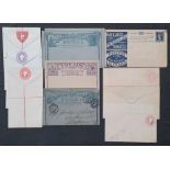 10 Late Victorian stationary sets, mostly unused in pre-paid envelope or postcard format