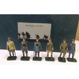 Boxed frontline figures - 6 WW1 generals, complete with papers