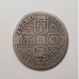 George I, 1723 silver shilling
