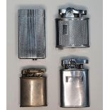 4 vintage metal lighters including 2 Ronson examples (4)